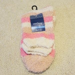 NWT - West Loop Fuzzy Socks
